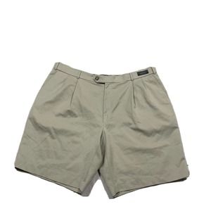 Ballin Relax Shorts Mens 42 Beige Pleated Polyester Comfort Eze